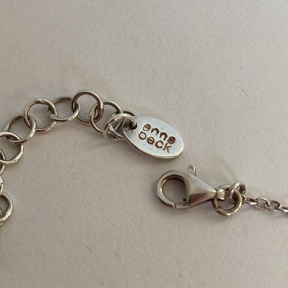 Anna Beck Sterling Silver Reversible Bar Necklace - Picture 8 of 11